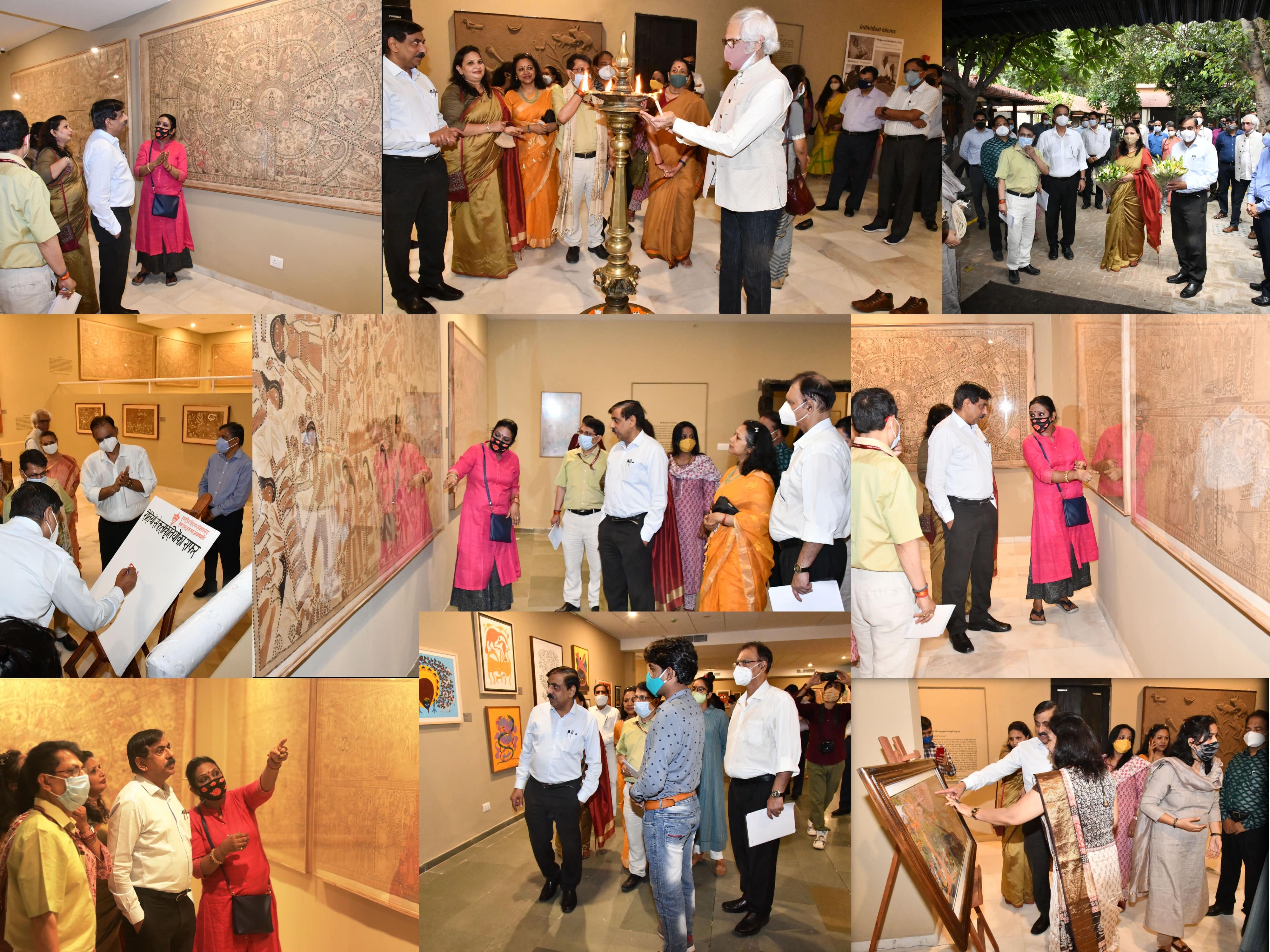  Inauguration of Exhibition - Reetiyon se Kalakritiyon ka Safar